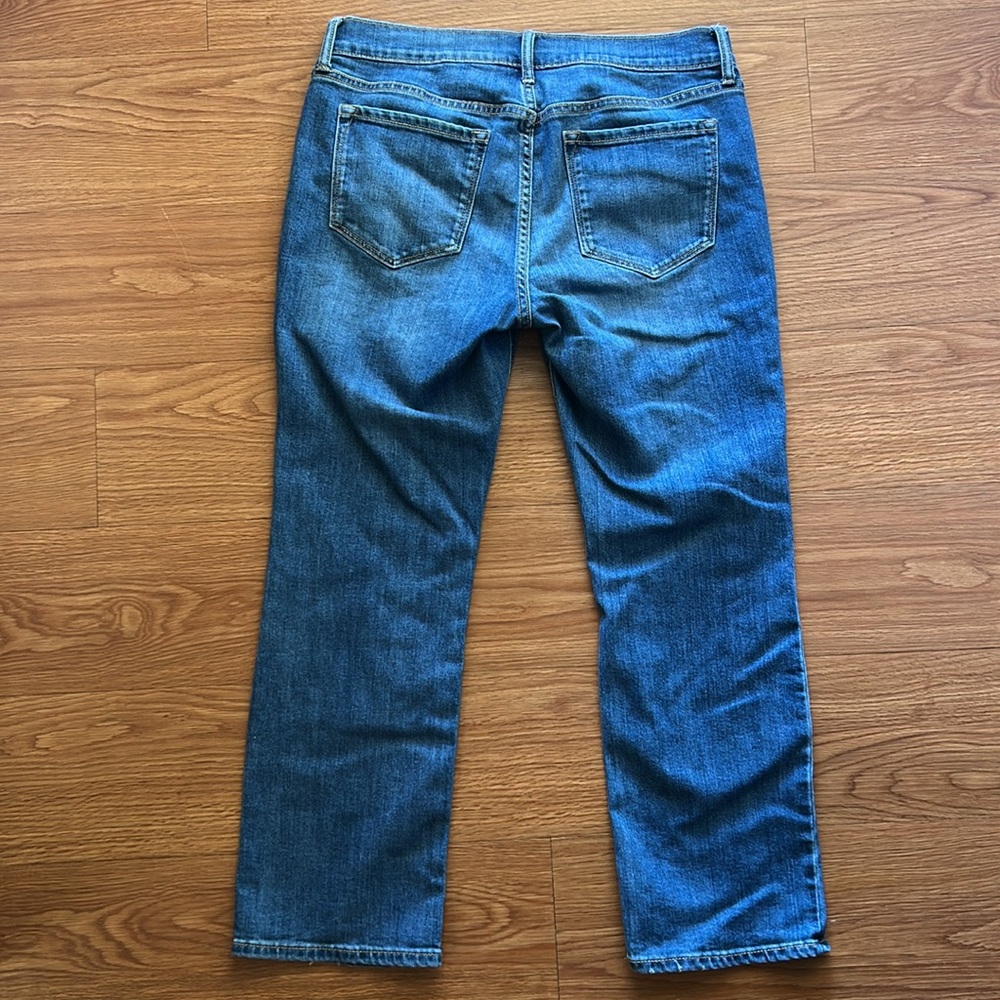 Old Navy Women's Flare Ankle Blue Jeans - Picture 5 of 9